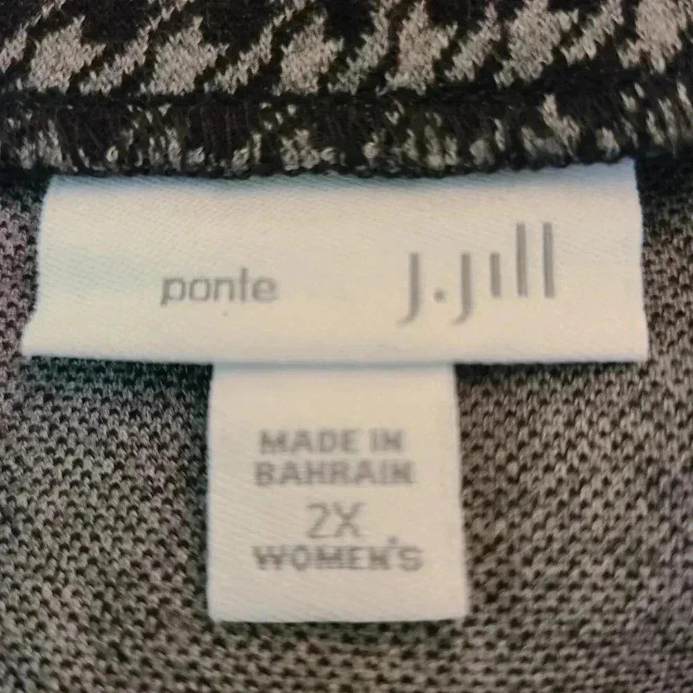 J. Jill jill houndstooth